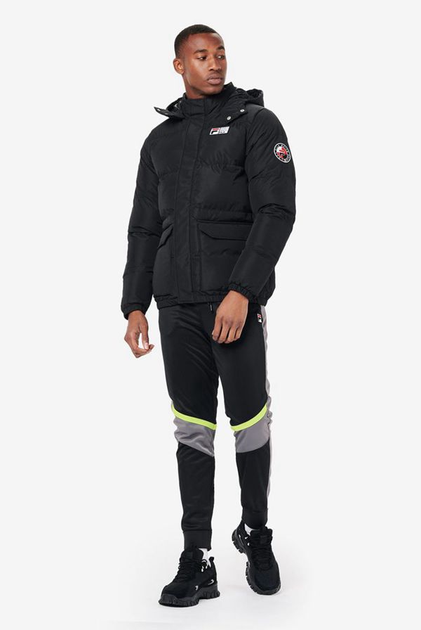 Fila Bunda Panske Čierne - Ortler Outdoor Puffer Vypredaj - Slovakia 81537-GDXR